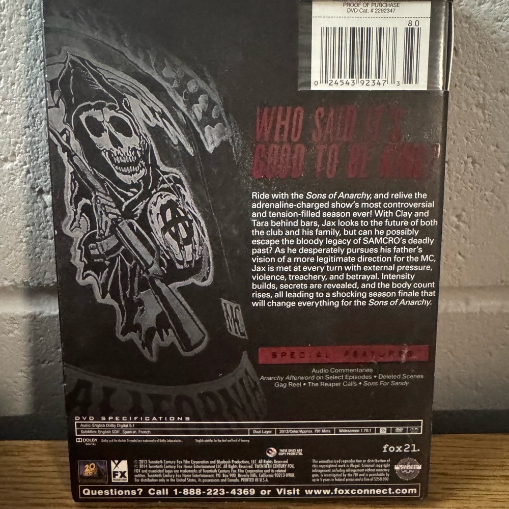 Sons of Anarchy Season 5 & 6 DVD Set - Picture 5 of 5